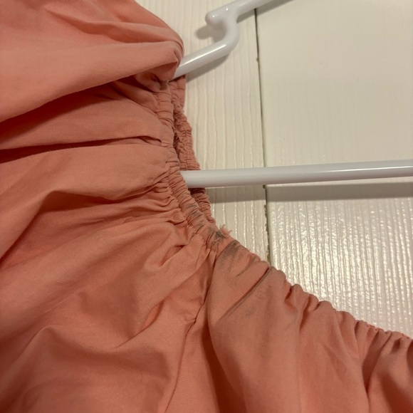 Abercrombie Pale Pink Puff Sleeve Mini Dress - Picture 8 of 8